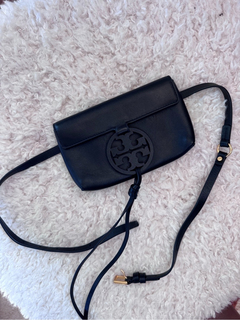 Tory Burch Black Leather Miller Bag